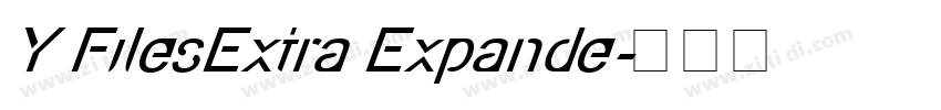 Y FilesExtra Expande字体转换